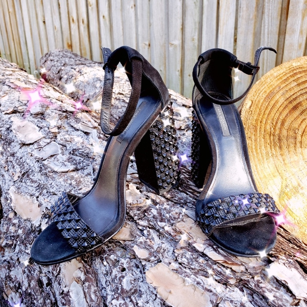 Studded heels